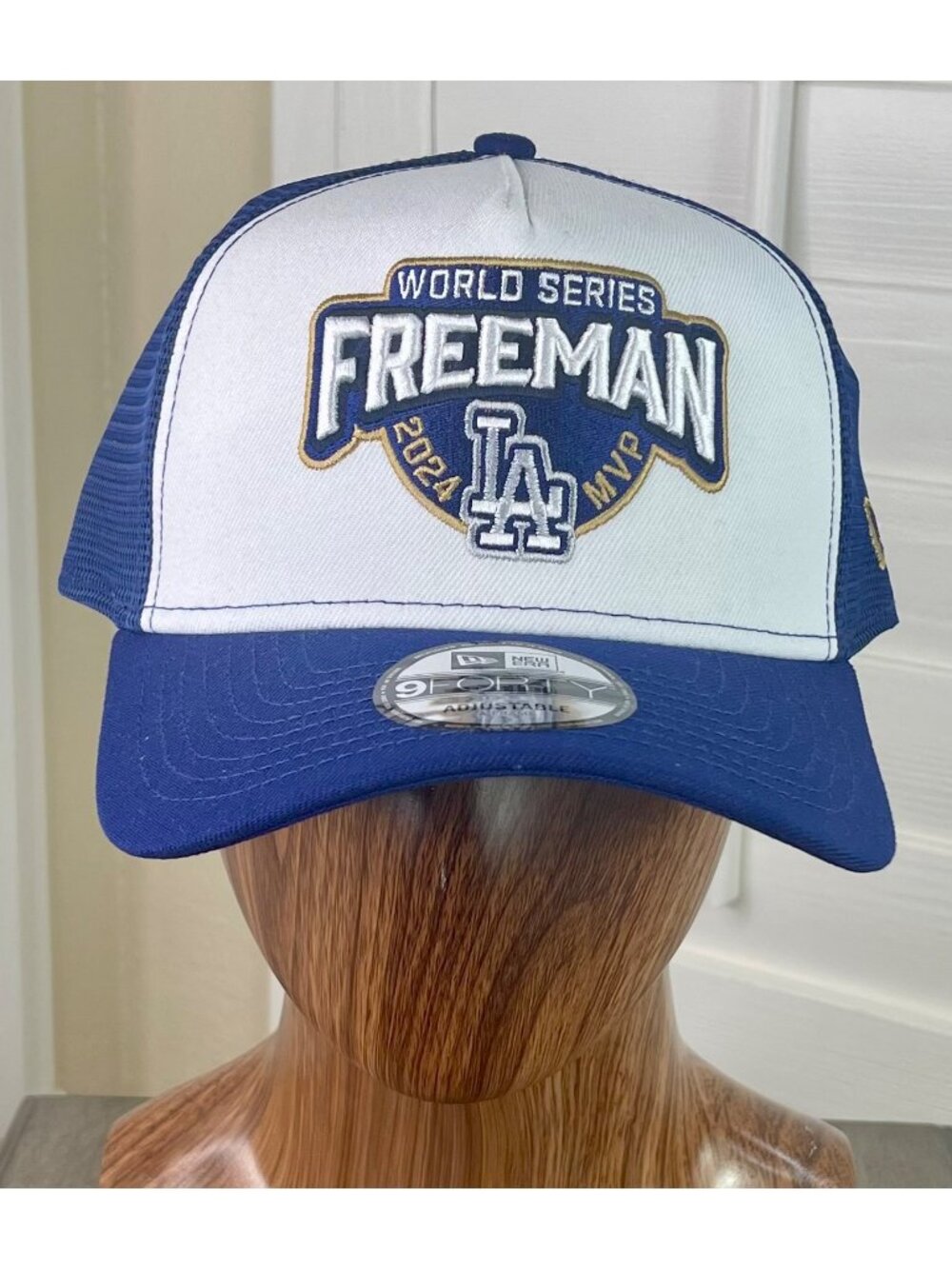 New Era 9Forty MLB Los Angeles Dodgers World Series MVP 2024 Freeman Trucker Hat
